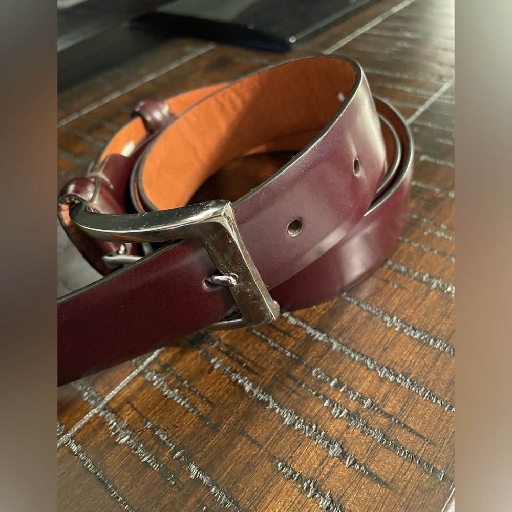 Men’s size 34 Cole Haan cordovan belt